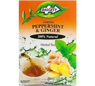DALGETY PEPPERMINT & GINGER TEA