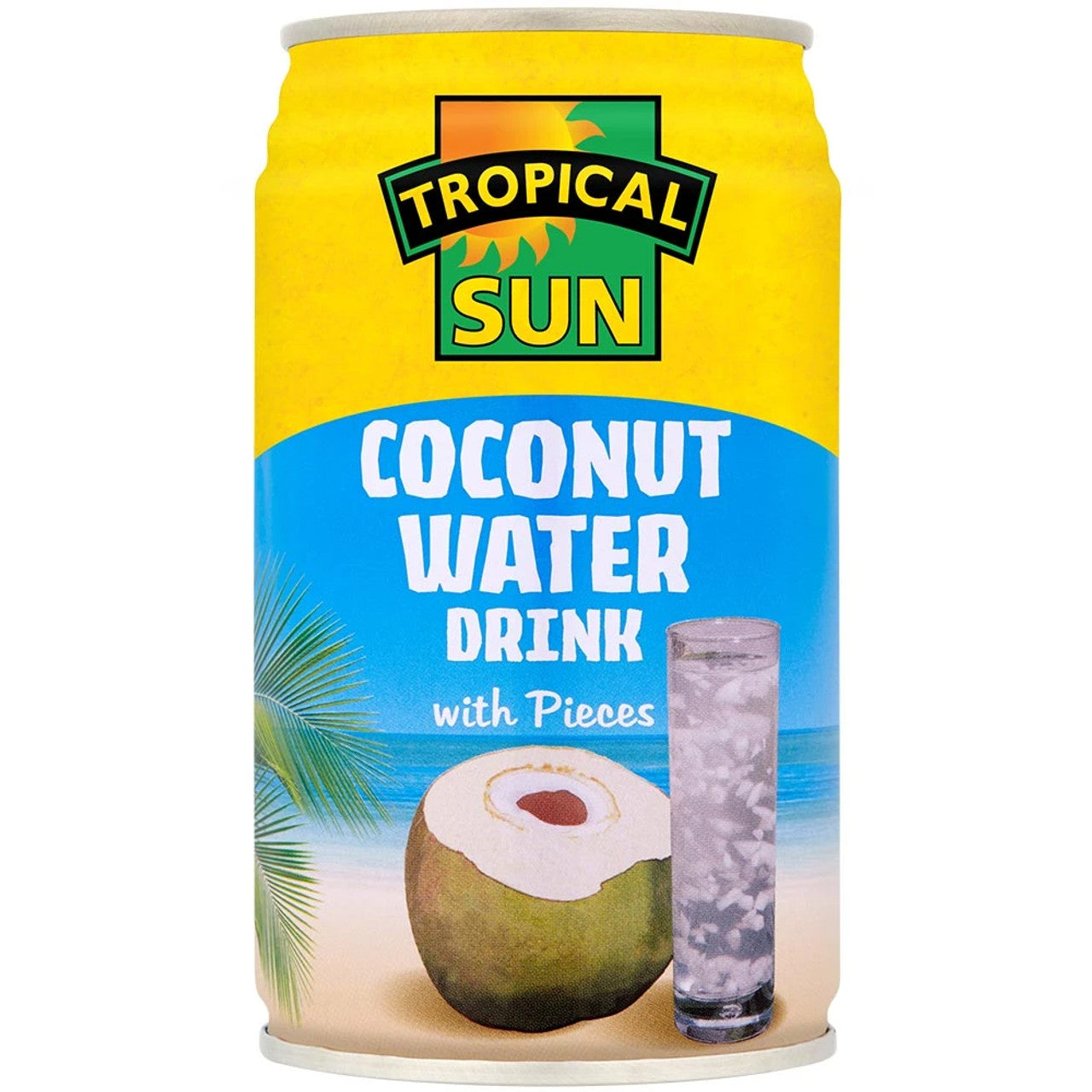 Tropical sun coconut water pieces 330ml