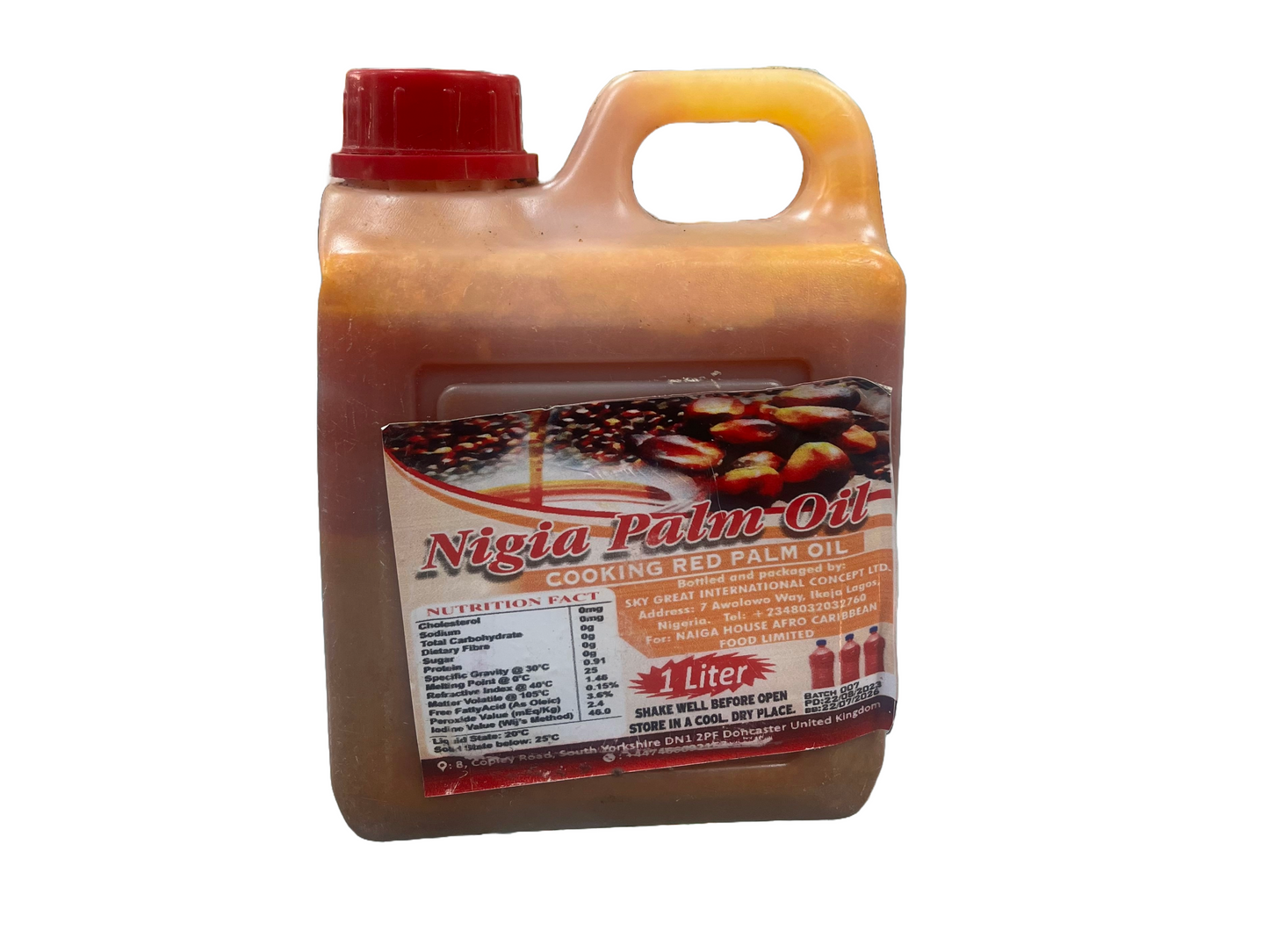 Nigia palm oil - 1 litre