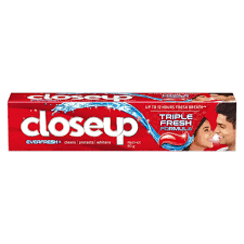 Close up toothpaste